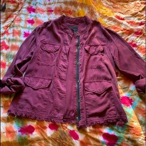 Sanctuary marroon jacket